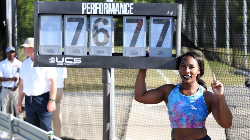No. 3 - Gwen Berry breaks American hammer throw record